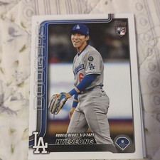 2025 Topps Update Series Rookie Debut Hyeseong Kim #US312 Dodgers Baseball Card