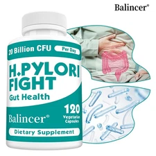 H.Pylori Fight Gut Health Promotes Digestive And Immune System Health 120 Ct