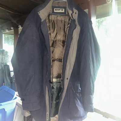 RFT Rainforest Down Insulated Lined Removable Hood Jacket Size XXL