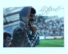 AUTOGRAFO EMILIANO MONDONICO CT ALLENATORE FOTO MAGLIA ATALANTA TORO HAND SIGNED