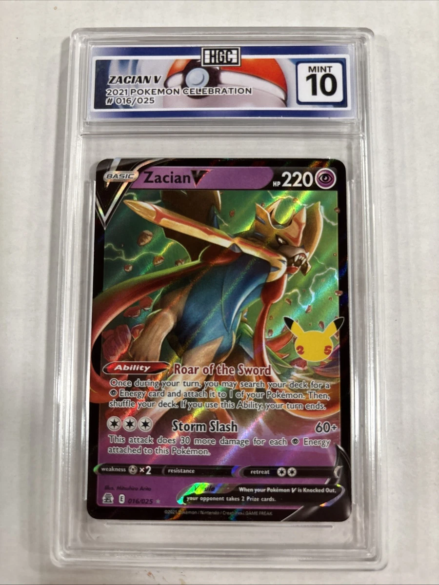 Zacian V 016/025 Celebrations for sale | eBay