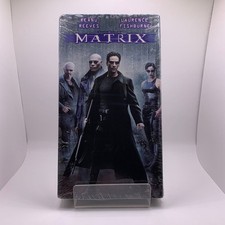 The Matrix Vhs Vintage 1999 SEALED First Print 1st Keanu Reeves Warner (read)