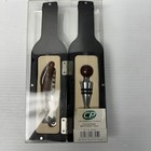 Vintage Rubberized Wine Bottle Shaped Case W/Wine Accessories. Made In France — photo 2