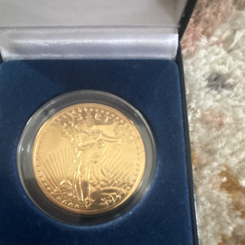 U.S. Mint American Gold Eagle 1/10 oz Gold Coin .9167 Business Uncertified
