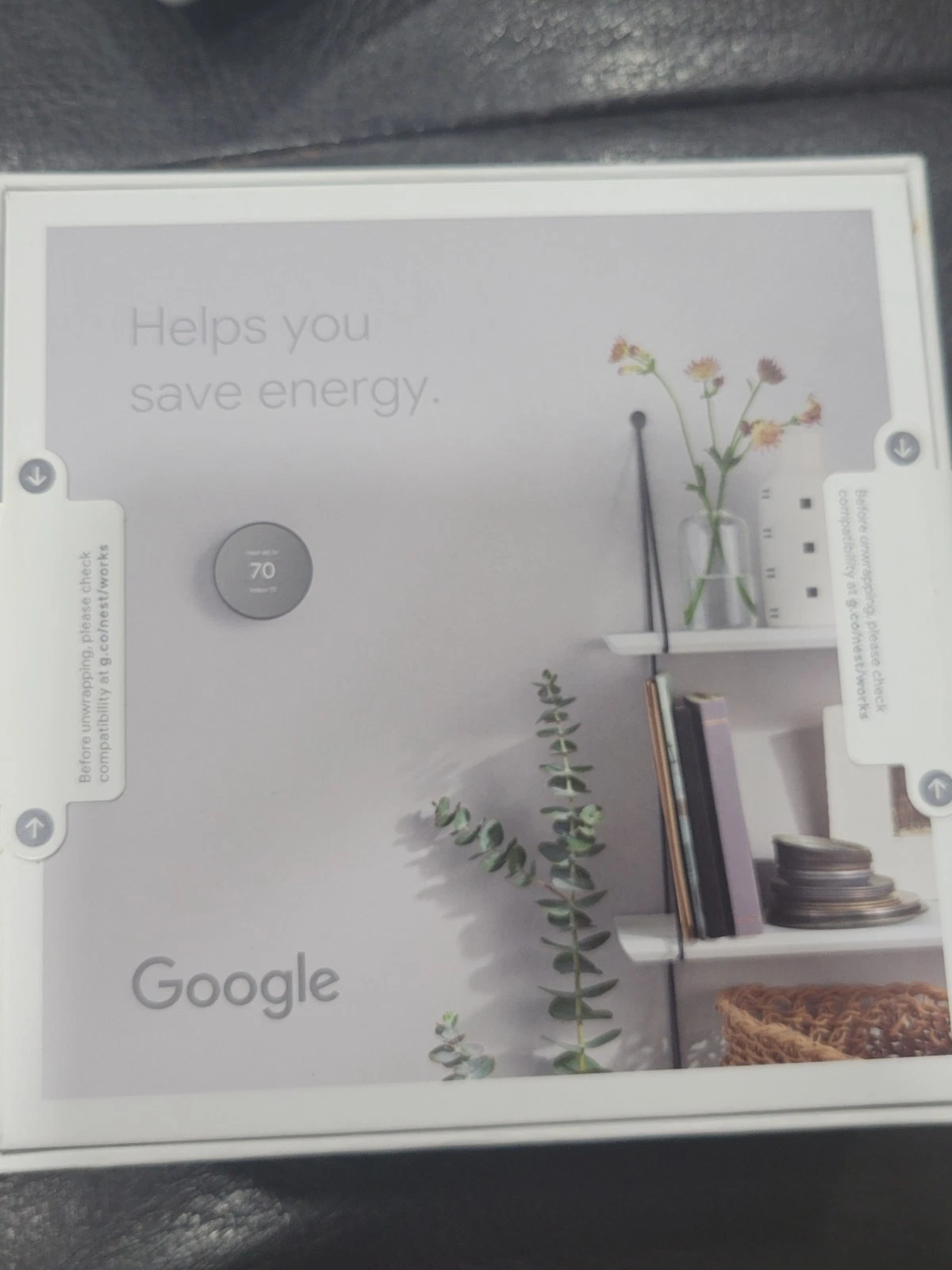 Google Nest Smart Thermostat, Charcoal - GA02081 MFG - 08/2025