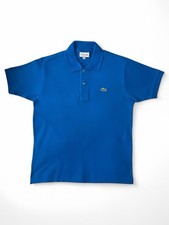 Lacoste Men's Classic Fit L.12.12 Petit Piqu  Cotton Polo Size M in Blue