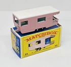 Matchbox Lesney – 23d   Trailer Caravan   1965   (#249)   PINK