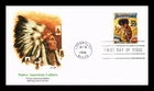 NATIVE AMERICAN INDIAN CULTURE LEGENDS OF THE WEST 1994 FLEETWOOD CACHET FDC UNA