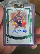 Nick Van Exel 2022Panini Flawless Draft Gem On Card Auto Emerald Lakers /5