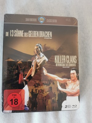 Shaw Brothers Double Feature BLURAY-13 SÖHNE DES GELBEN DRACHEN + KILLER CLANS 