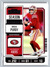 2023 Panini Contenders #86 Brock Purdy Season Ticket Retail