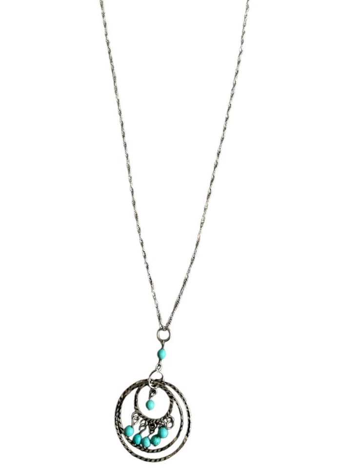 Park Lane серебро и бирюза серьги и ожерелье комплект - Изображение 4 из 4