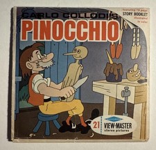 View-Master Carlo Collodi's PINOCCHIO B311 - 3 Reel Set  Booklet V4 
