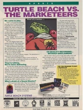 Turtle Beach Systems MultiSound Audio System 1993 Vintage Print Ad  York PA u