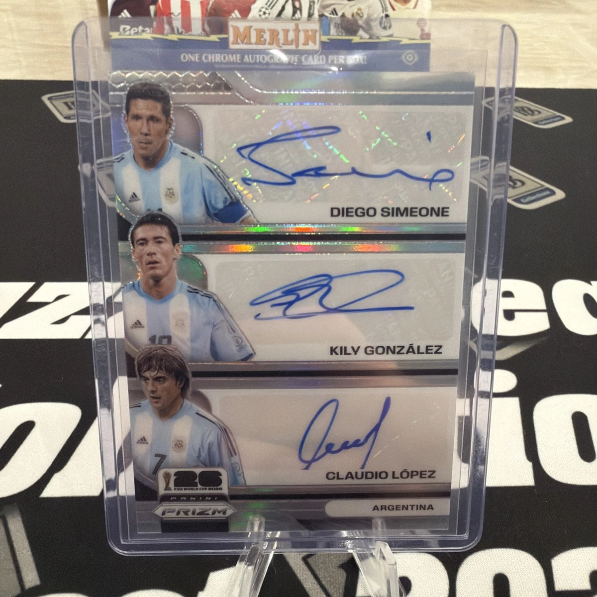 Argentina Soccer Original Autographed Sports Trading Cards