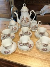 Vintage Tea Set With Victorian Design 17 Piece