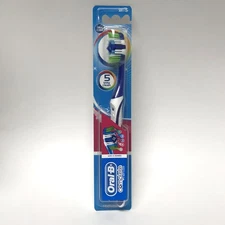 Oral-B Complete 5 Way Clean Toothbrush, Soft w/Tongue Cleaner Multi Colors | HTF