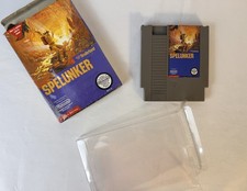 Spelunker NES 1987 Broderbund Box + 3-Screw Cartridge - No Manual