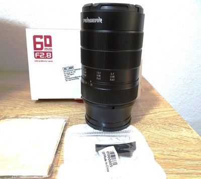 Pergear 60 mm F2,8 ii Vollformat-Makro mit 2-facher Vergrößerung für Sony E