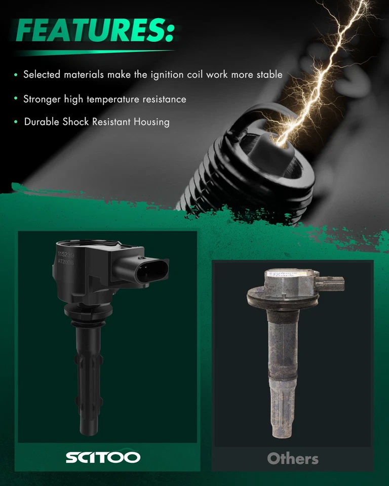 Ignition Coils & Spark Plugs For Mercedes-Benz G550 GLK350 C300 UF535 - Image 2 of 4