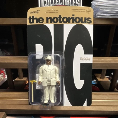 Super7 ReAction Notorious B.I.G. Figure King of New York Edition White Suit