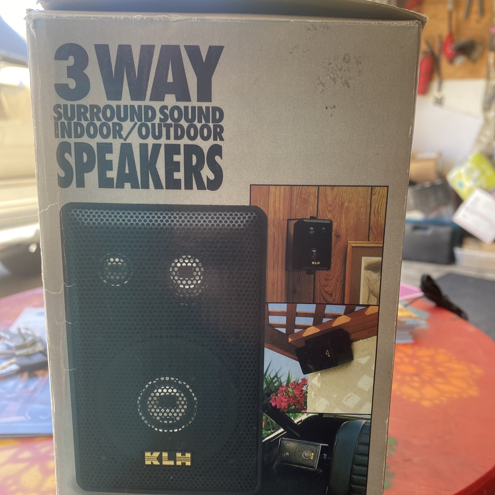 KLH 3 Way Surround Sound Indoor Outdoor 