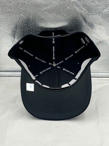 Sombrero Ajustable Milwaukee Bucks NBA '47 Marca Negro Enganche Ola Snapback - Imagen 5 de 5