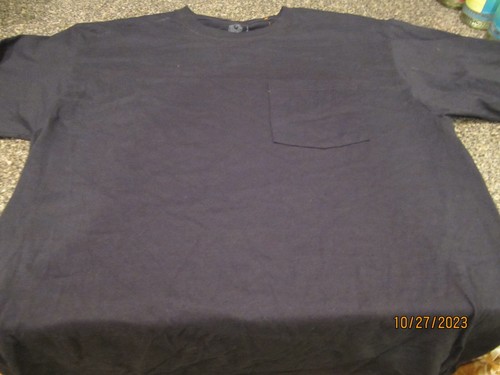Fruit of the Loom Pocket T-Shirt - Black - Large