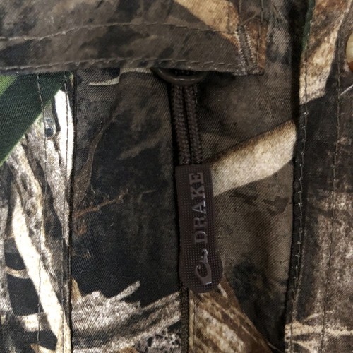DRAKE WATERFOWL SYSTEMS Real Tree MAX 5 Camo Hunting Shirt Mens Size LARGE EUC - Picture 15 of 24