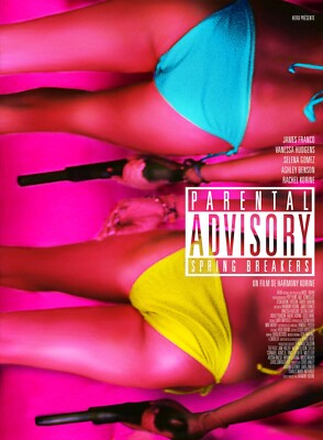 Spring Breakers movie poster (e) - Vanessa Hudgens, Selena Gomez - 12'' x 17''