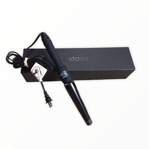 xtava Twist Hair Curling Wand Iron 66W /100-240V Black | eBay