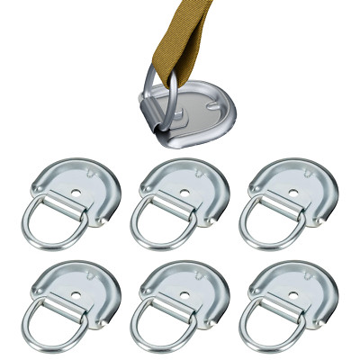 6x Zurrmulde Zurröse 77x65mm Anhänger Zurröse Zurrösen Zurrring Ladungssicherung