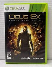 Deus Ex Human Revolution (Microsoft Xbox 360, 2011) - Manual Included
