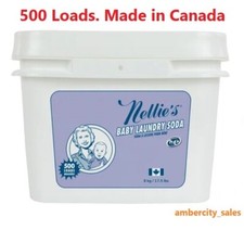 Nellie's Baby Laundry Soda, 500 Loads Hypoallergenic Septic Safe Made in Canada