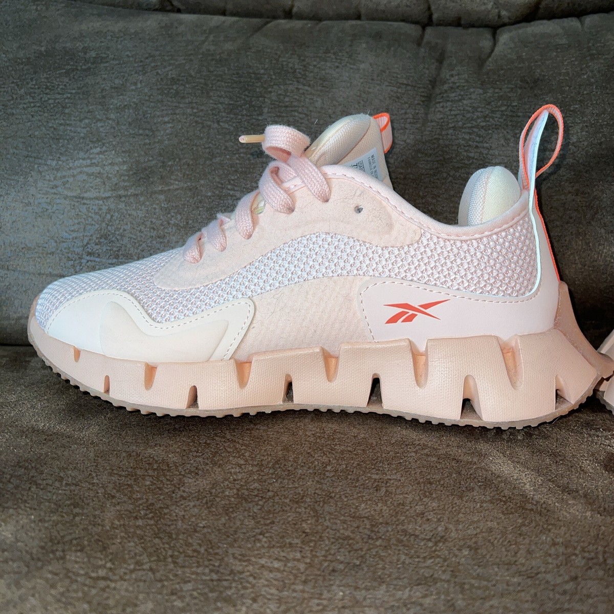 Reebok Zig Dynamica Women's Sneaker Running Shoes Orange Sz G54845