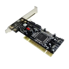 PCI to 4 Ports SATA Controller RAID CARD Pci sata Sil3114 Supports 3TBx4 HDD