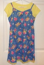 Girls DISNEY BELLE SUN DRESS NEW sz 6X 7 8 10 12 Knit PRINCESS Beauty Beast