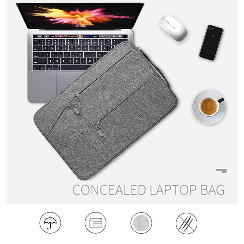 Laptop Sleeve Travel Bag Carry Case For MacBook Air Pro 13" 15.6" Lenovo Dell eBay