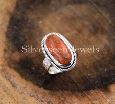 Sponge Coral Ring, 925 sterling Silver, Hammered Design Ring, For Gift Her