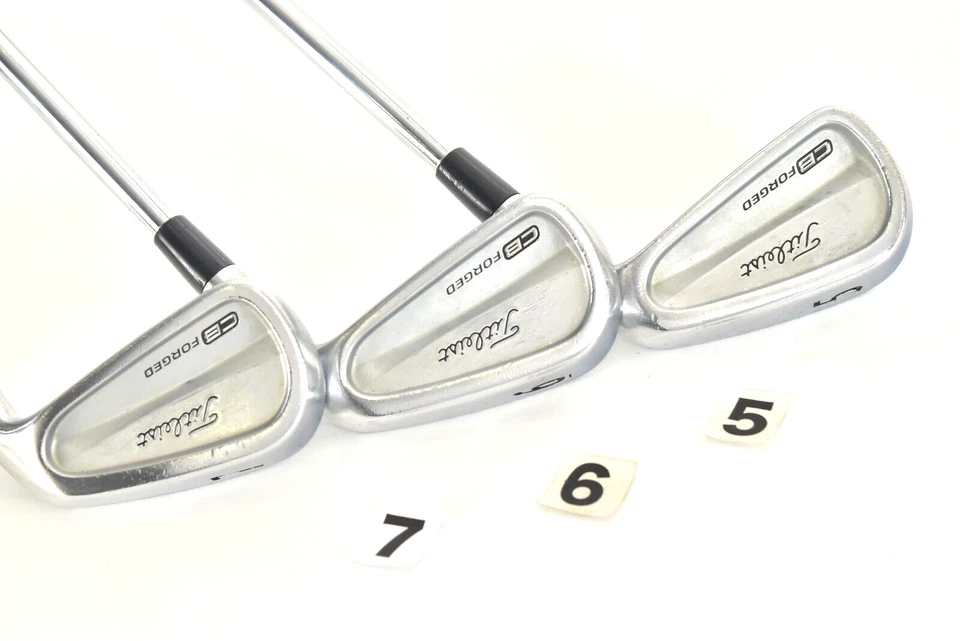Titlelist 712 CB FORGED 5-6-7-8-9-P RH Irons 6Pcs DG X100 Exrta Stiff Iron Set - Image 4 of 4