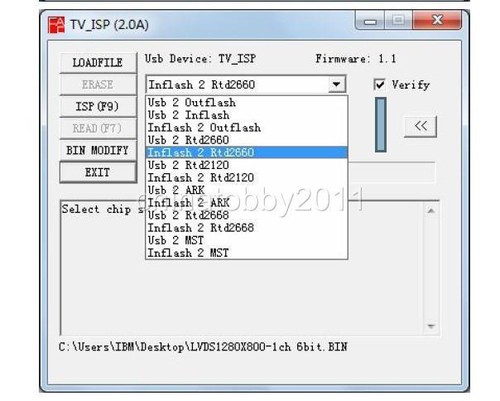 USB port programmer for lcd drvier RTD2660 RTD2662 RTD2668 MSTAR 703 705 ASK - Picture 6 of 6