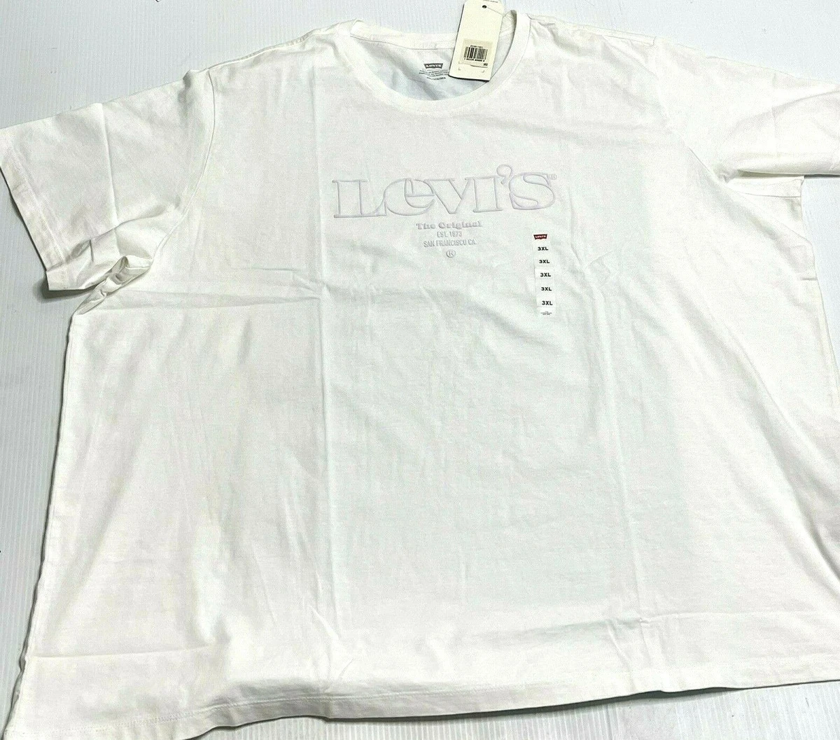 T-Shirt grand logo Levi's® blanc