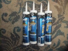 Lot of 4 DAP 9.0 fl oz AMP Window  Door WHITE Sealant 75345