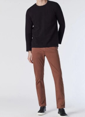 MAVI ZACH STRAIGHT LEG NWT Sz 42x32 Downtown Brown Twill Stretch 5 Pocket Pants