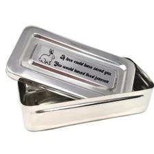 Pet Rabbit Forever Loved & Remembered Memorial Box Engraved with Heartful Quote