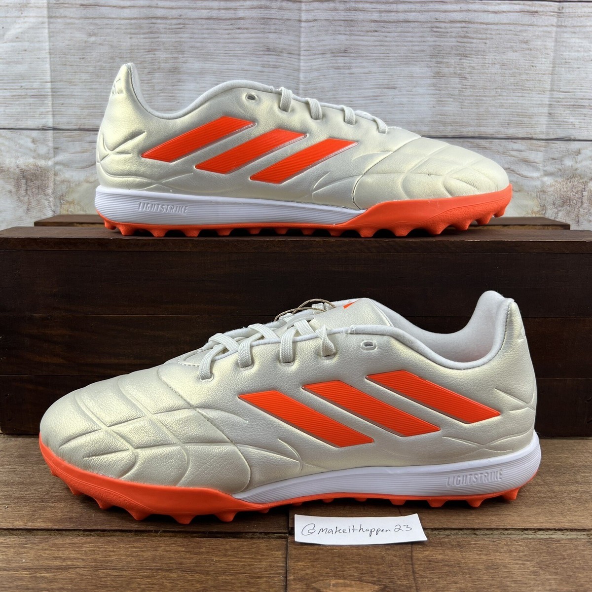 adidas COPA サッカーシューズ ホワイト/ブラック/オレンジ Adidas Copa Pure.3 Turf Soccer Cleats Orange Off White