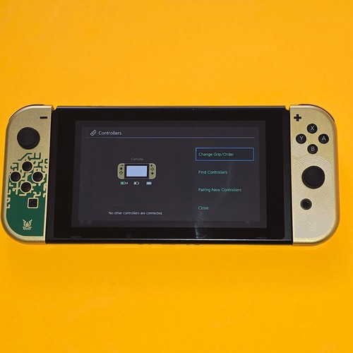Zelda Tears of the Kingdom Nintendo Switch OLED Joycons Izquierda Derecha Oficial Excelente - Imagen 21 de 53