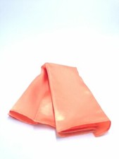  95 Bloomingdales Mens Handkerchief Suit Orange Solid Pocket Square DAMAGED 