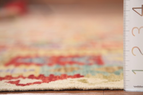 Flat Weave Reversible Kilim Geometric Oriental Area Rug 8'x12' Room Size Carpet - Picture 8 of 10