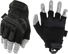 Mechanix Wear MFL55010 M-Pact Covert Black Fingerless Synthetic Leather Large